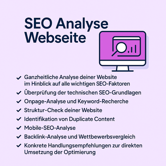 SEO Analyse Webseite